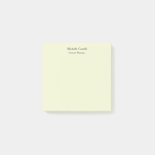 Professioneel Uniek Klassiek Eenvoudig Post-it® Notes (Voorkant)