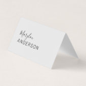 Professioneel - UNISEX Visitekaartje (Voorkant)