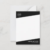 Professioneel Uw Logo Hier Notitiekaartje (Voorkant)
