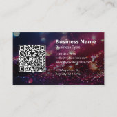 Professioneel Uw Logo Hier Scanbare QR Code Visitekaartje (Voorkant)