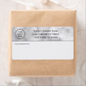 Professioneel uw Logo in zwart-wit Etiket (Insitu)