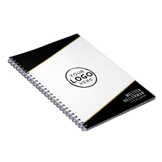 Professioneel Uw Logo Notitieboek (Rechterzijde)