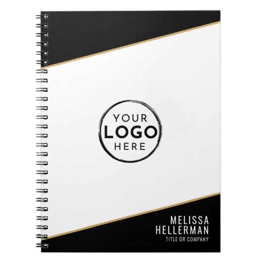 Professioneel Uw Logo Notitieboek (Voorkant)