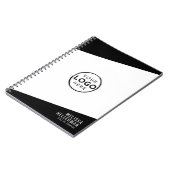 Professioneel Uw Logo Notitieboek (Linkerzijde)