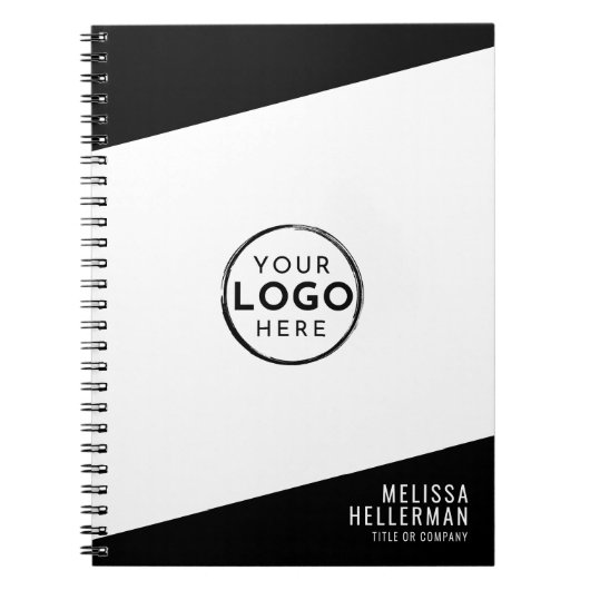 Professioneel Uw Logo Notitieboek (Voorkant)