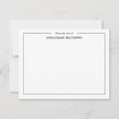 Professioneel van het bureau van de Vierkante Gren Notitiekaartje (Voorkant)