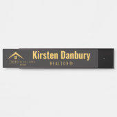 Professioneel Vastgoed Custom Kantoor Naam Bord Deurbordje (Voorkant)