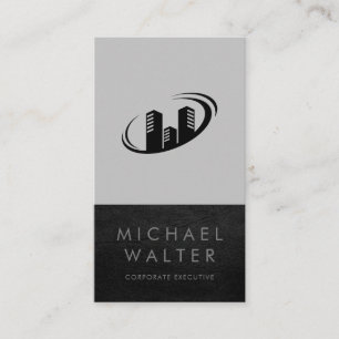 Professioneel   Vastgoed   Leer Trim Visitekaartje