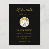 Professioneel Vastgoed Marketing Logo Briefkaart (Voorkant)