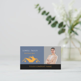 Professioneel vastgoed promotioneel makelaar logo visitekaartje