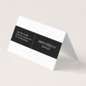 Professioneel | Vastgoedbelegger Visitekaartje (Achterkant)