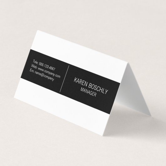 Professioneel | Vastgoedbelegger Visitekaartje (Achterkant)