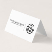 Professioneel | Vastgoedbelegger Visitekaartje (Voorkant)
