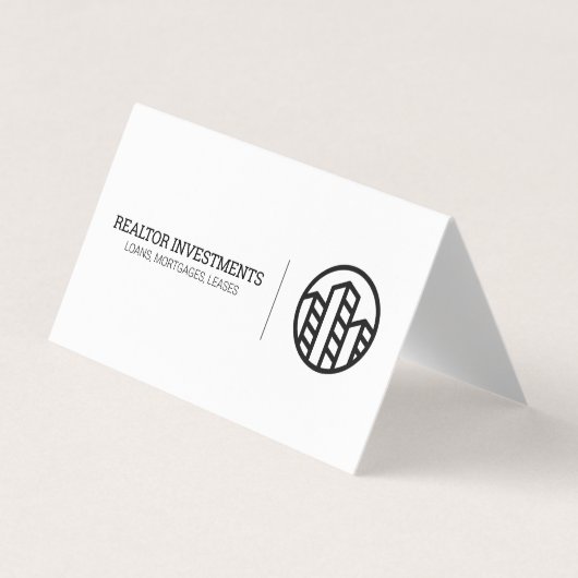 Professioneel | Vastgoedbelegger Visitekaartje (Voorkant)