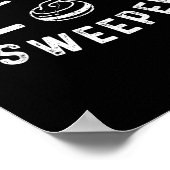 Professioneel Veger Grappig Curling Poster (Hoek)