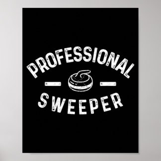 Professioneel Veger Grappig Curling Poster
