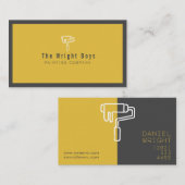 Professioneel verfbedrijf visitekaartje (Voorkant / Achterkant)