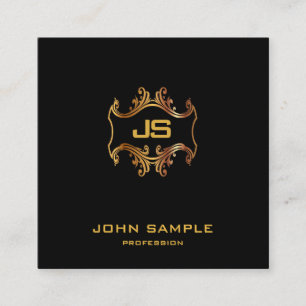 Professioneel Verfijnd Luxe Zijde Plein Vierkante Visitekaartje