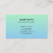 Professioneel  verloop Bleek blauw Visitekaartje (Voorkant)