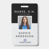 Professioneel Verpleegkundige ID Badge (Voorzijde)