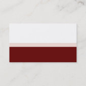 PROFESSIONEEL vet kleurenblok donkerrood blush roz Visitekaartje (Achterkant)