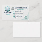 Professioneel Veterinair Visitekaartje (Voorkant / Achterkant)