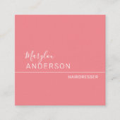 Professioneel - vierkante visitekaartje (Voorkant)