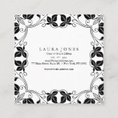 Professioneel Vierkante Visitekaartje (Achterkant)