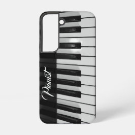Professioneel Vintage Pianist  Samsung Galaxy Hoesje