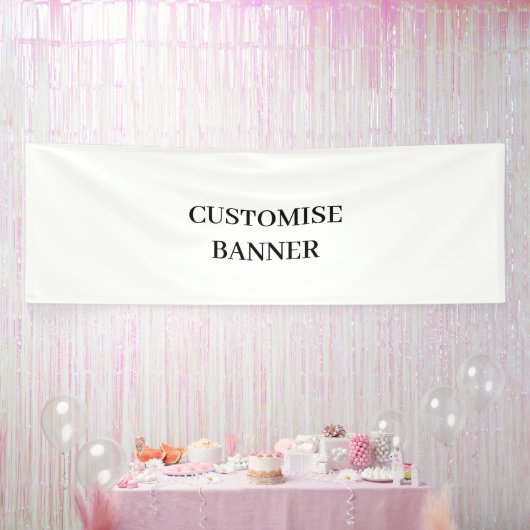 Professioneel vinyl binnen, 4' x 12'aanpasbaar spandoek (Feest)