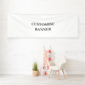 Professioneel vinyl binnen, 4' x 12'aanpasbaar spandoek (Insitu)