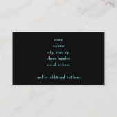 Professioneel Visitekaartje (Achterkant)