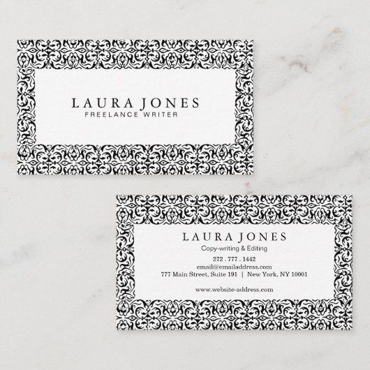 Professioneel Visitekaartje (Voorkant / Achterkant)