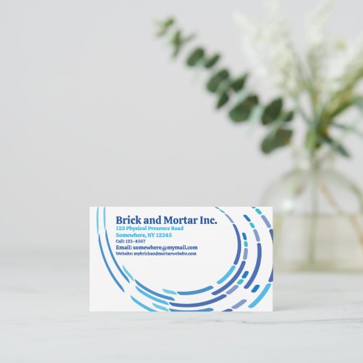 Professioneel Visitekaartje (Staand voorkant)