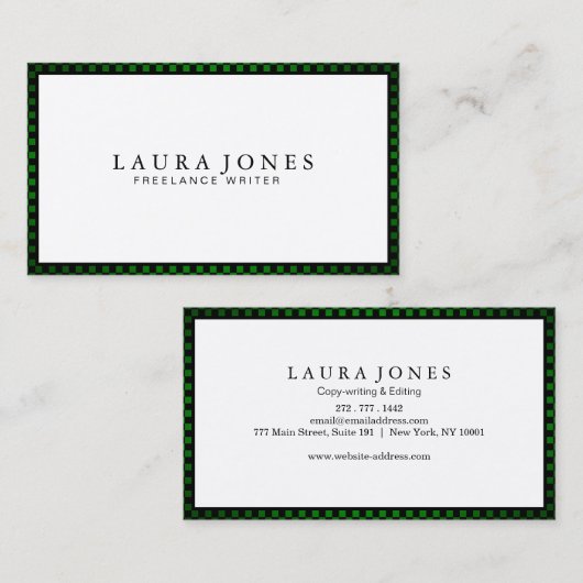 Professioneel Visitekaartje (Voorkant / Achterkant)