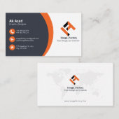 professioneel visitekaartje (Voorkant / Achterkant)