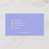 Professioneel Visitekaartje (Achterkant)