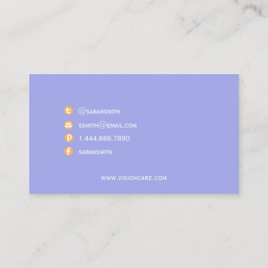 Professioneel Visitekaartje (Achterkant)