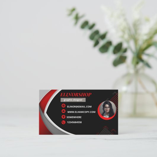 PROFESSIONEEL VISITEKAARTJE (Staand voorkant)