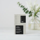 Professioneel Visitekaartje (Staand voorkant)