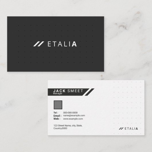 Professioneel Visitekaartje (Voorkant / Achterkant)