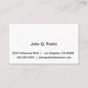 Professioneel Visitekaartje