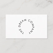 Professioneel Visitekaartje (Achterkant)