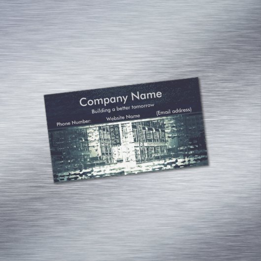 Professioneel Visitekaartje-Beter Morgen/6 Visitekaartje Magneet (Voorbeeld)