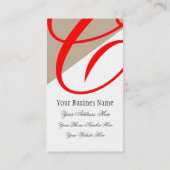 Professioneel visitekaartje haarstylist (Achterkant)