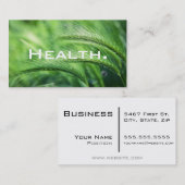 Professioneel Visitekaartje in de gezondheidszorg  (Voorkant / Achterkant)