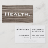 Professioneel Visitekaartje in de gezondheidszorg (Voorkant / Achterkant)