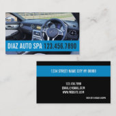 Professioneel Visitekaartje met automatische gegev (Voorkant / Achterkant)