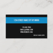 Professioneel Visitekaartje met automatische gegev (Achterkant)