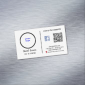 Professioneel Visitekaartje met een Modern en Inno Magnetisch Visitekaartje (Voorbeeld)